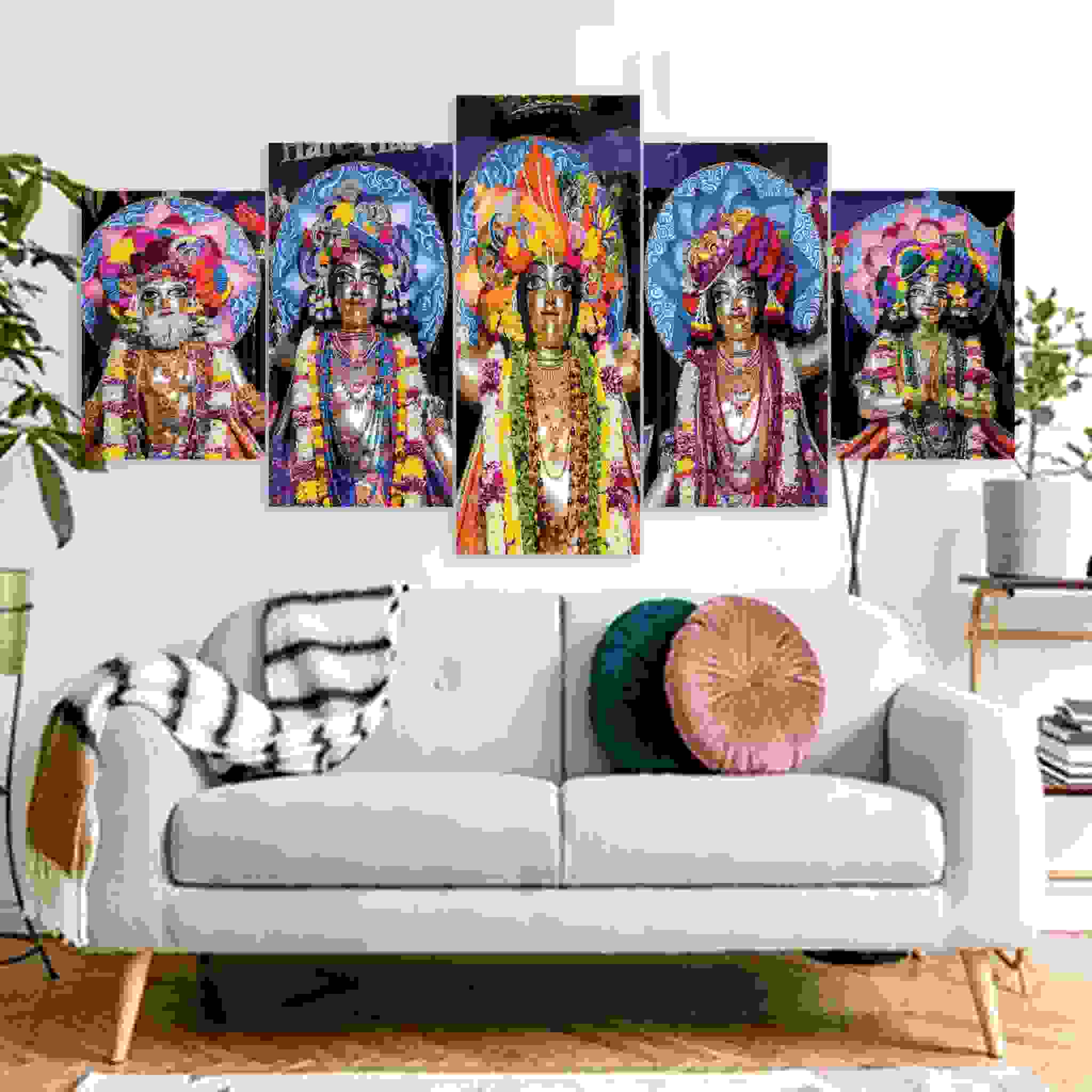 Panchatatta Hindu Canvas Print