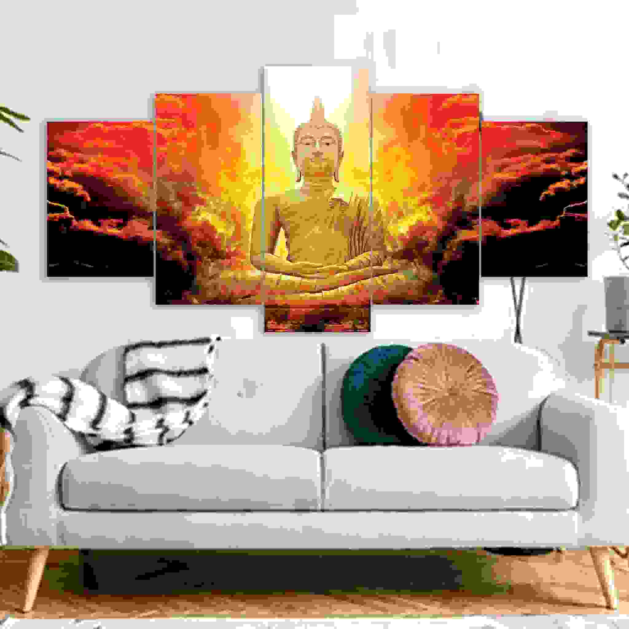 Buddha Hindu Religious Canvas Print