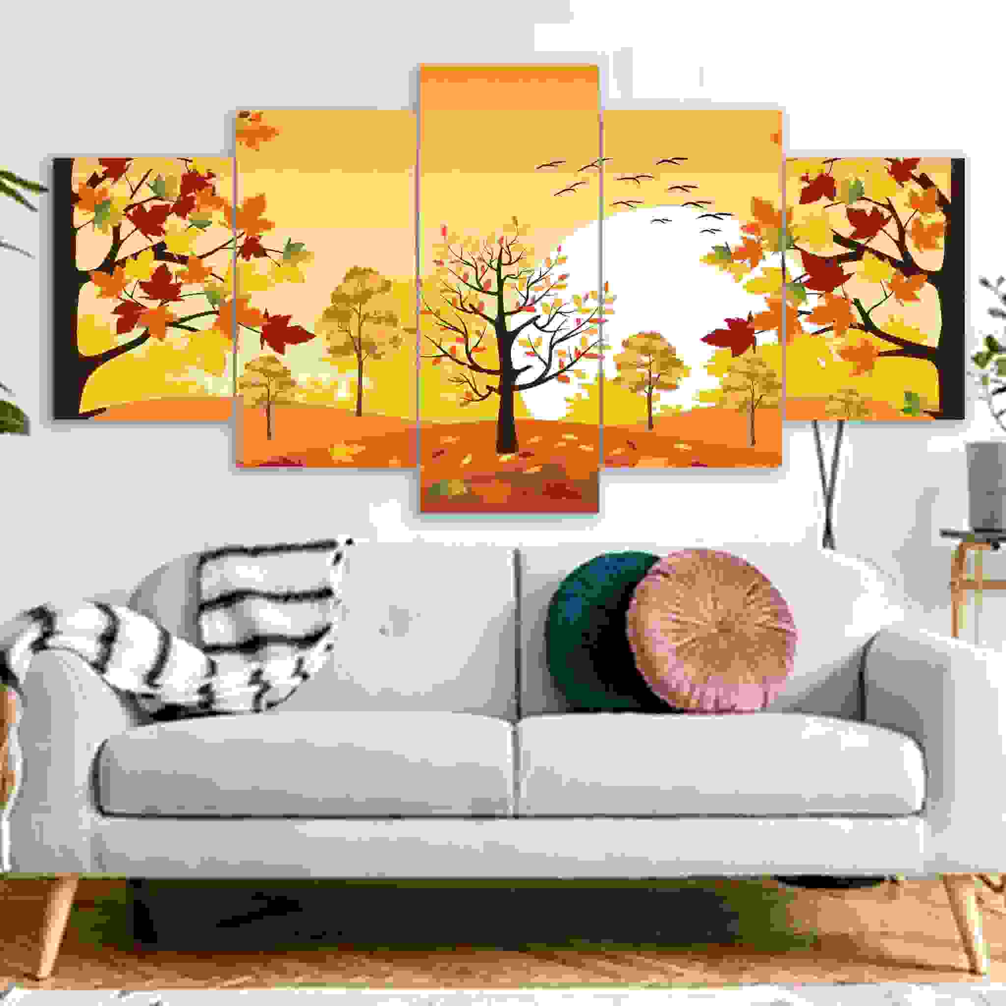 The Rising Sun Canvas Print with 3mm Board & Mat Lamination